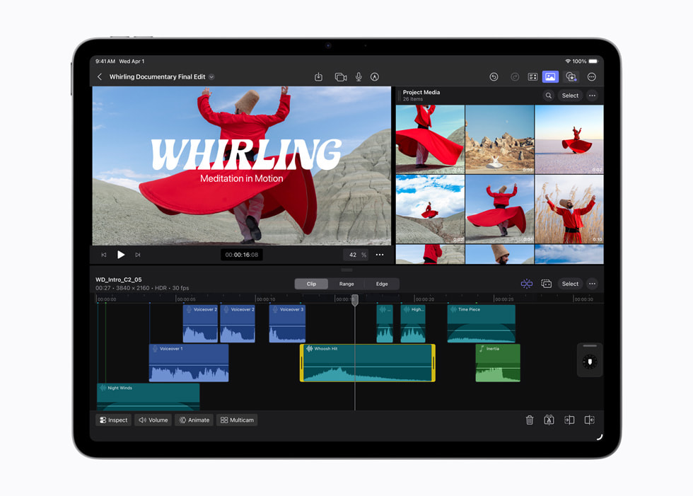 iPad Air M4 Final Cut Pro